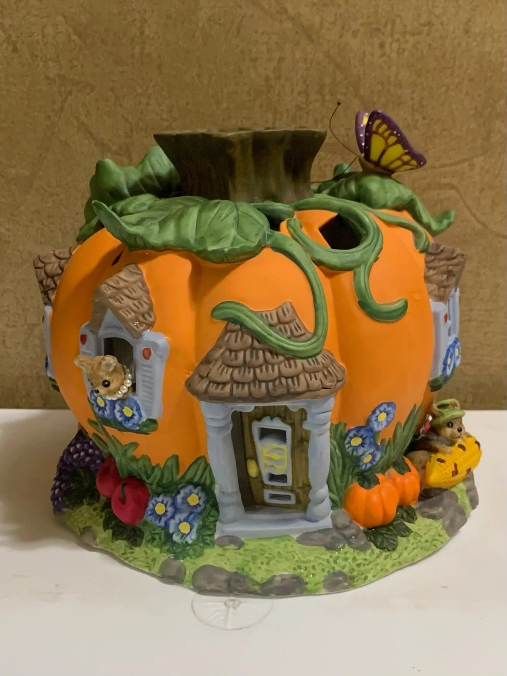 Partylite Harvest Pumpkin Tealight House Candle Holder P7316 NEW in Boxi - Picture 1 of 11